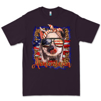Plum amerıcan pig Premium Tee - BarkalooDesign