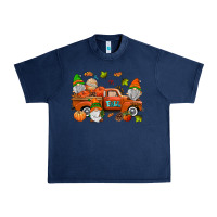 Navy fall gnomes truck Urban Heavy Tee - AdoDesignShop