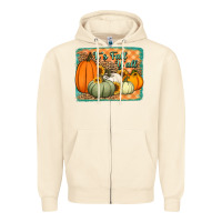 Sandshell It's Fall y'all pumpkins halloween and sunflowers Zipper Hoodie - Jasminsmagicworld