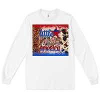 White little miss america Long Sleeve Tee - Artiststas