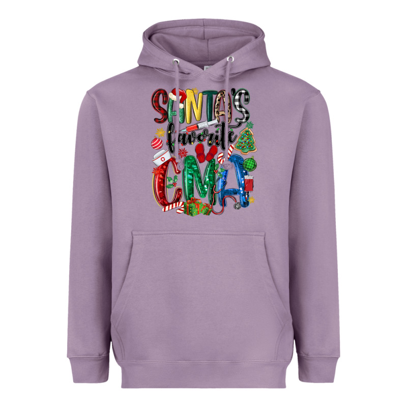 Santas Favorite Cma Nurse Heavyweight Hoodie by MaliasSmallBusiness | Teevron