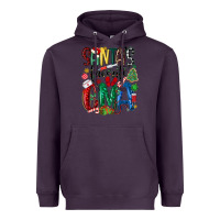 Plum santas favorite cma nurse Heavyweight Hoodie - MaliasSmallBusiness