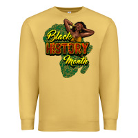 Antique Gold black history month Premium Sweatshirt - NancyCooperArtShop