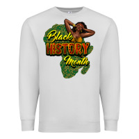Dove Grey black history month Premium Sweatshirt - NancyCooperArtShop