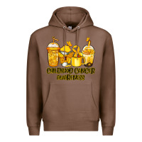 Chestnut childhood cancer awareness coffee Premium Hoodie - Jasminsmagicworld