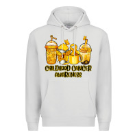 Dove Grey childhood cancer awareness coffee Premium Hoodie - Jasminsmagicworld
