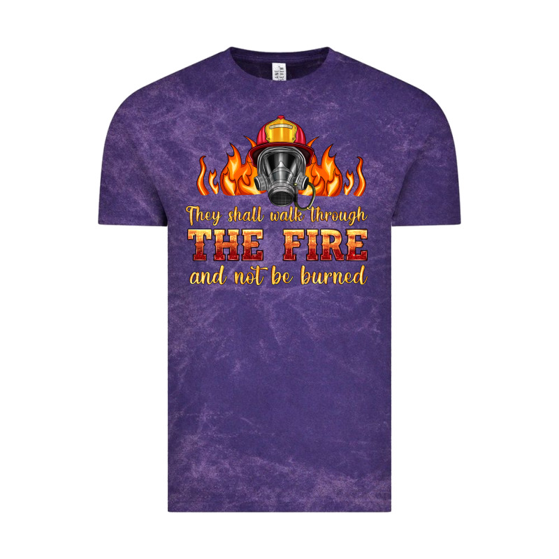 The Fire With Firefighter Air Mask Vintage Tee by HRA Design Shop | Teevron