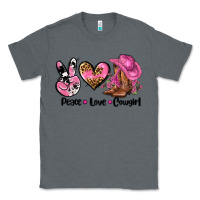 Charcoal Heather peace love  cowgirl Classic Tee - AdoDesignShop