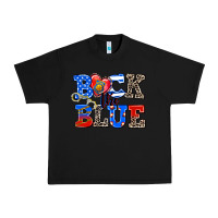 Black back the blue Urban Heavy Tee - AdoDesignShop