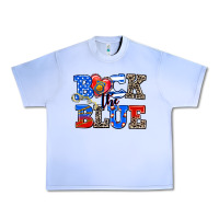 Grape Ice back the blue Urban Heavy Tee - AdoDesignShop