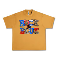 Peanut Butter back the blue Urban Heavy Tee - AdoDesignShop