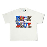 Pistachio back the blue Urban Heavy Tee - AdoDesignShop