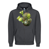 Smoke nylon hedgehog cactus Zipper Hoodie - LillyAllenDesigns