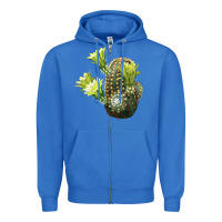True Royal nylon hedgehog cactus Zipper Hoodie - LillyAllenDesigns