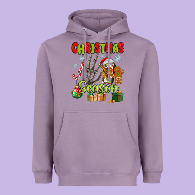 Christmas Season Heavyweight Hoodie Designed By Maliassmallbusiness