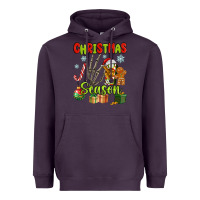 Plum christmas season Heavyweight Hoodie - MaliasSmallBusiness