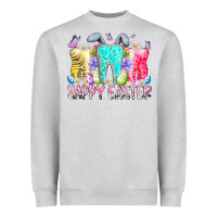 Heather Grey happy easter tooth Heavyweight Sweatshirt - RacoonDesign