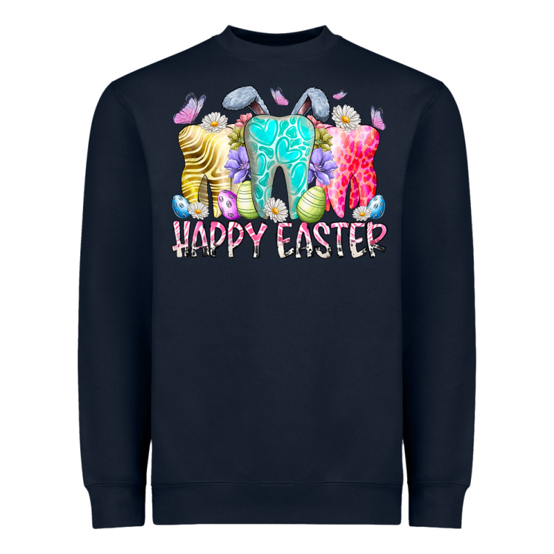 Happy Easter Tooth Heavyweight Sweatshirt by RacoonDesign | Teevron