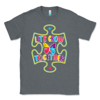 Charcoal Heather Let s Grow Together Classic Tee - CowhideDigitalArt