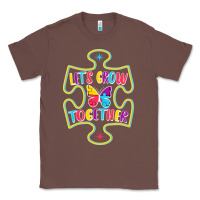 Chestnut Let s Grow Together Classic Tee - CowhideDigitalArt