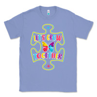Colony Blue Let s Grow Together Classic Tee - CowhideDigitalArt