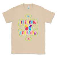 Mushroom Let s Grow Together Classic Tee - CowhideDigitalArt