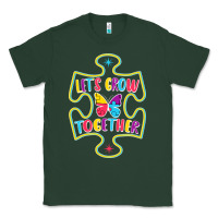 Sports Green Let s Grow Together Classic Tee - CowhideDigitalArt