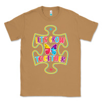Toasted Coconut Let s Grow Together Classic Tee - CowhideDigitalArt