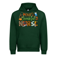 Forest Green One thankful Nurse Urban Hoodie - NancyCooperArtShop