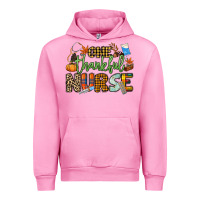 Fuchsia Pink One thankful Nurse Urban Hoodie - NancyCooperArtShop