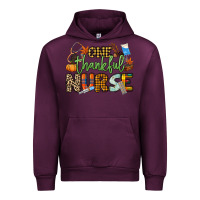 Mauve Wine One thankful Nurse Urban Hoodie - NancyCooperArtShop