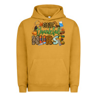 Pigment Peanut Butter One thankful Nurse Urban Hoodie - NancyCooperArtShop