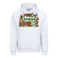 White One thankful Nurse Urban Hoodie - NancyCooperArtShop