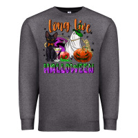 Charcoal Heather long live halloween Premium Sweatshirt - NancyCooperArtShop