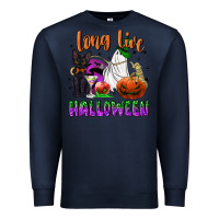 Navy long live halloween Premium Sweatshirt - NancyCooperArtShop
