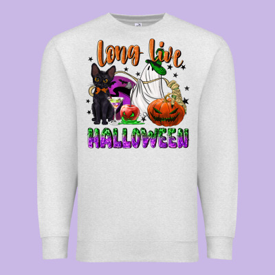 Long Live Halloween Premium Sweatshirt Designed By Nancycooperartshop