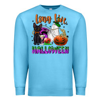 Ocean Blue long live halloween Premium Sweatshirt - NancyCooperArtShop