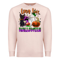 Pale Pink long live halloween Premium Sweatshirt - NancyCooperArtShop