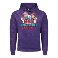 Cloud Purple just a mom who loves coffee Vintage Hoodie - Zillion Design Studio
