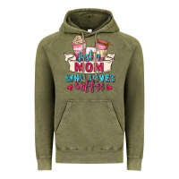 Vintage Olive just a mom who loves coffee Vintage Hoodie - Zillion Design Studio