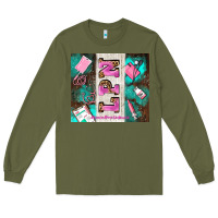 Army Green lpn licenced practical nurse and element Long Sleeve Tee - AdoDesignShop