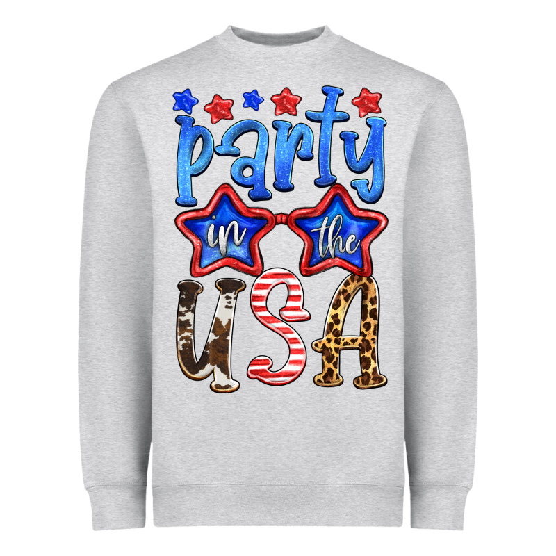 Part In The Usa Heavyweight Sweatshirt by HRA Design Shop | Teevron