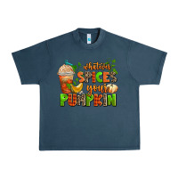 Midnight Navy whatever spices your pumpkin Urban Heavy Tee - AdoDesignShop