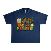 Navy whatever spices your pumpkin Urban Heavy Tee - AdoDesignShop