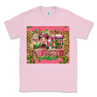 Bubblegum Pink cafecito y chisme coffee cups Classic Tee - Jasminsmagicworld