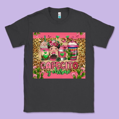 Cafecito Y Chisme Coffee Cups Classic Tee Designed By Jasminsmagicworld