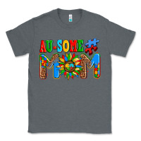 Charcoal Heather ausome autism mom Classic Tee - AdoDesignShop