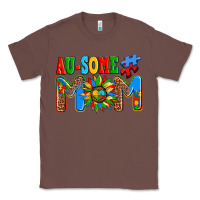 Chestnut ausome autism mom Classic Tee - AdoDesignShop
