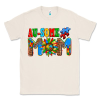 Natural ausome autism mom Classic Tee - AdoDesignShop