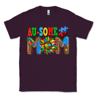Plum ausome autism mom Classic Tee - AdoDesignShop